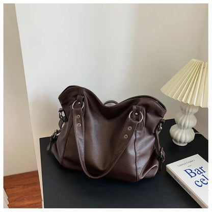 womens large capacity handbag simple shoulder crossbody bag