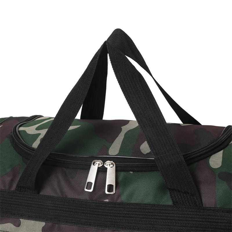 multifunctional large capacity camouflage luggage bag