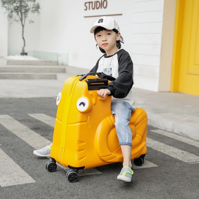 Children Can Sit On The Trolley Ride Suitcase