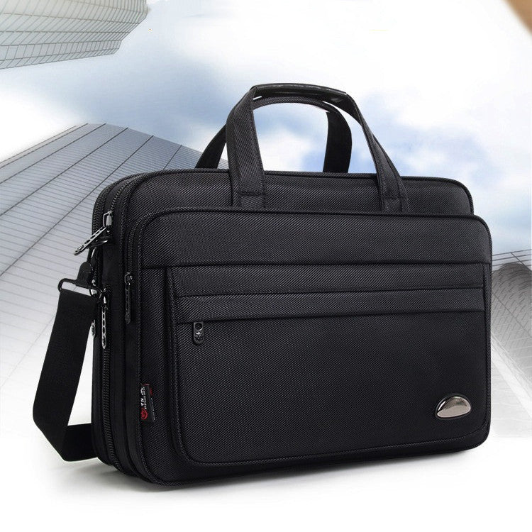 mens waterproof oxford large capacity briefcase