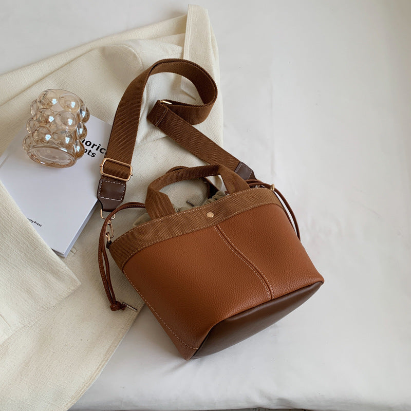 popular all matching crossbody portable bucket bag