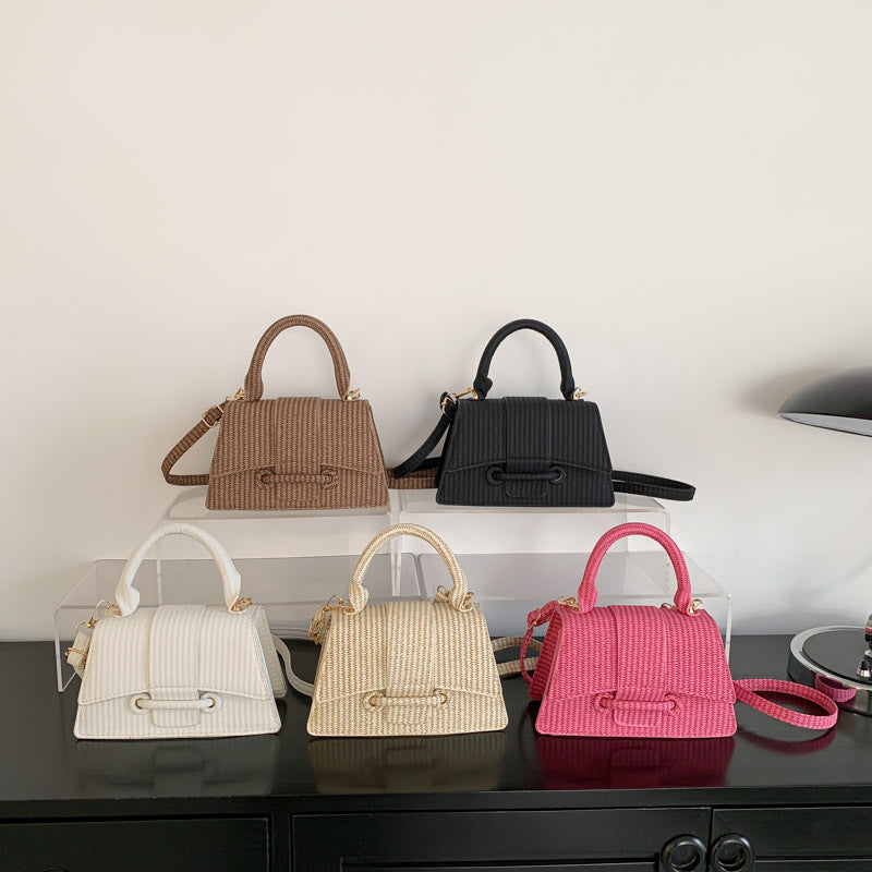 french fashion casual simple western style simple fashion shoulder messenger bag