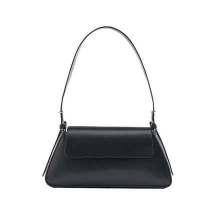 Solid-color Soft-texture Versatile Crossbody Underarm Baguette Trendy Mini Bag