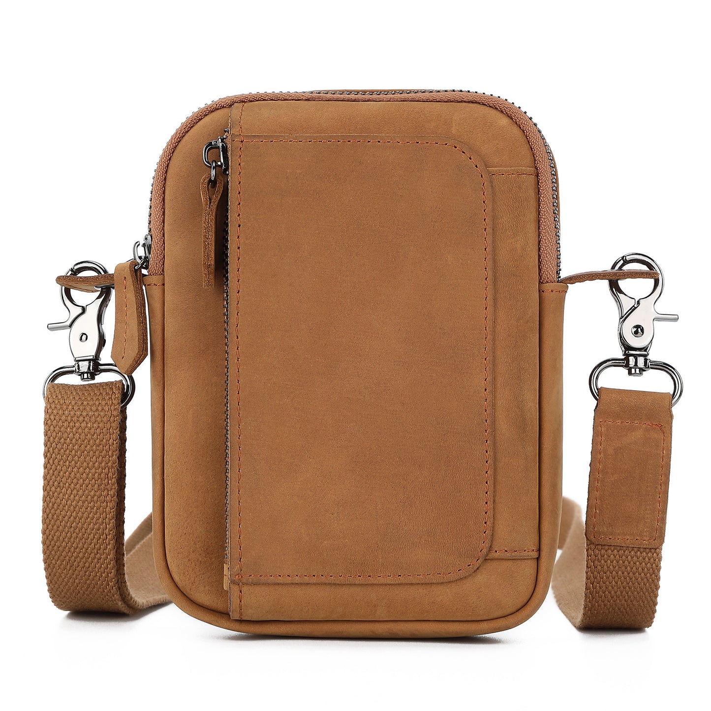 first layer steak mens one shoulder outdoor phone crossbody bag