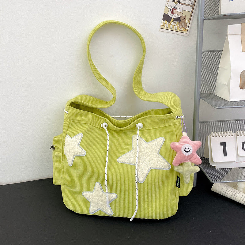 cute wild casual five pointed star crossbody bag