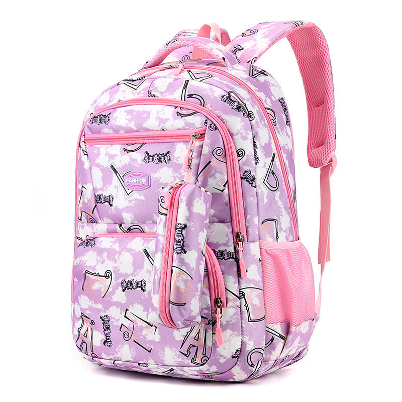 womens double shoulder casual fashion backpack