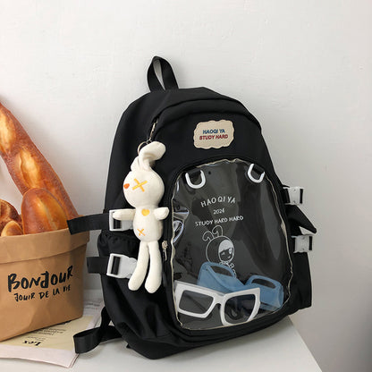 new large capacity transparent backpack for women