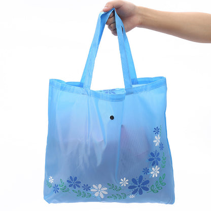 buckle handbag 210d oxford cloth wallet hidden hook folding shopping bag