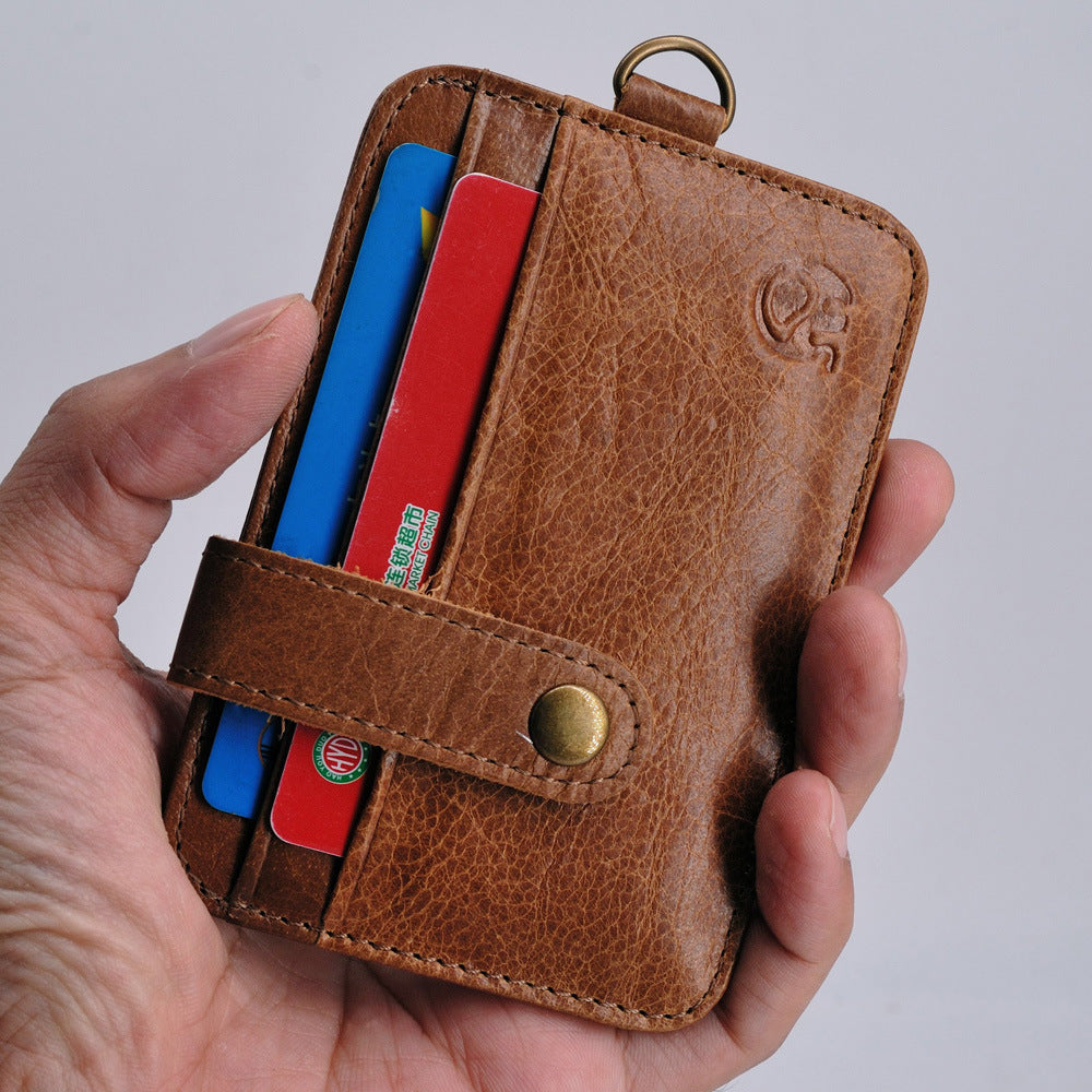 simple portable and fashionable leather case