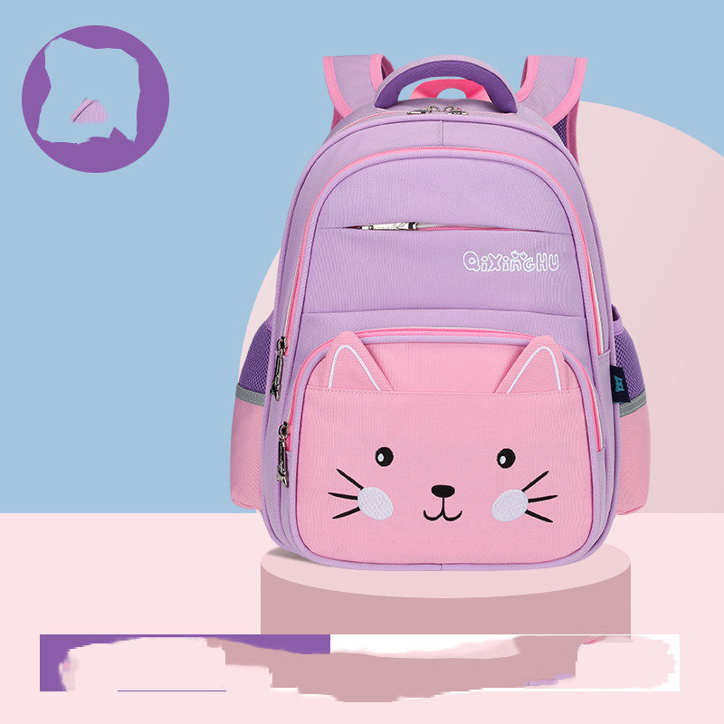 cute cartoon shoulders baby lightweight backpack elementary school schoolbag