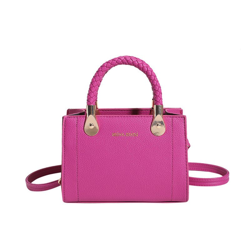 womens bag trendy fashion ins lychee pattern portable