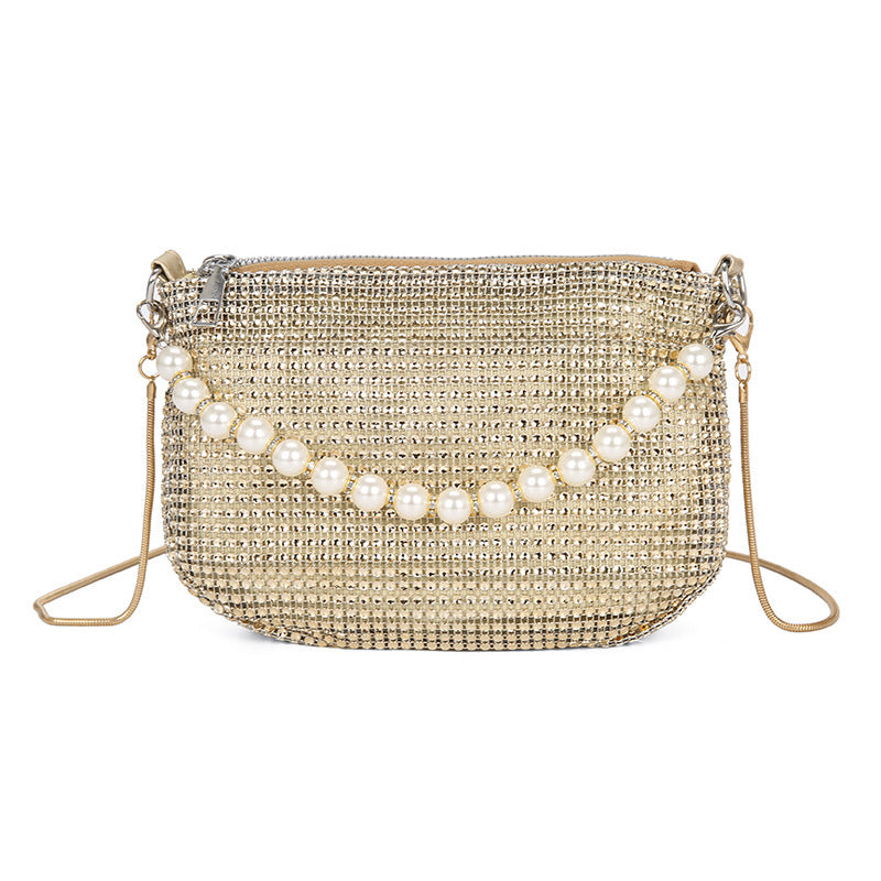 pearl special imitation diamond handbag shoulder bag womens bag