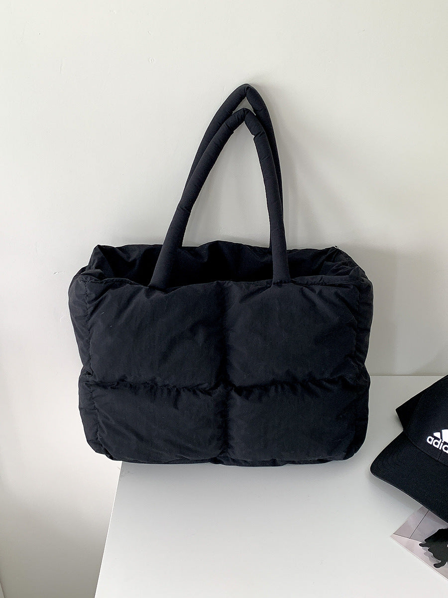 college-student-tote-commuter-large-capacity-female-cloud-bag