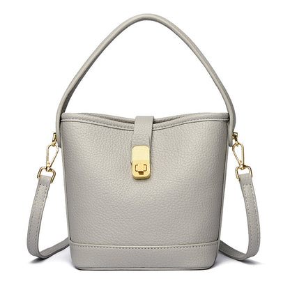 Fashionable Minimalist Multi-layer Single Shoulder Bag Niche Versatile Soft Leather
