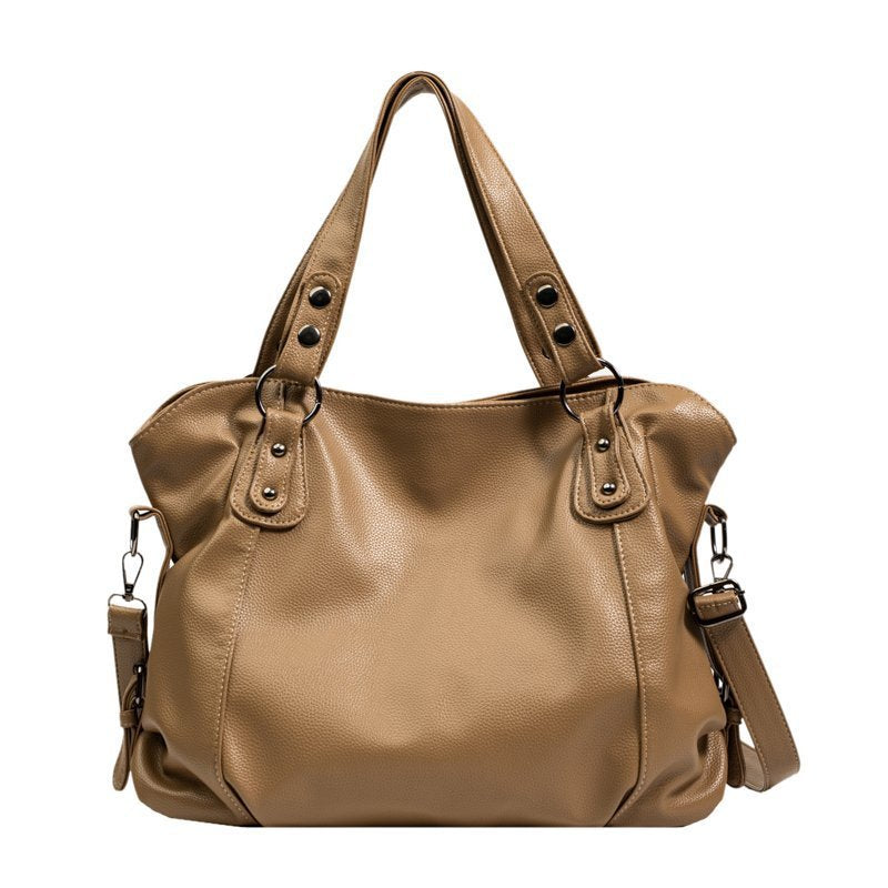 womens large capacity handbag simple shoulder crossbody bag