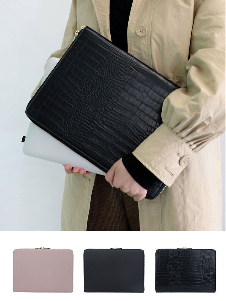 pu leather liner portable anti fall protective case clutch