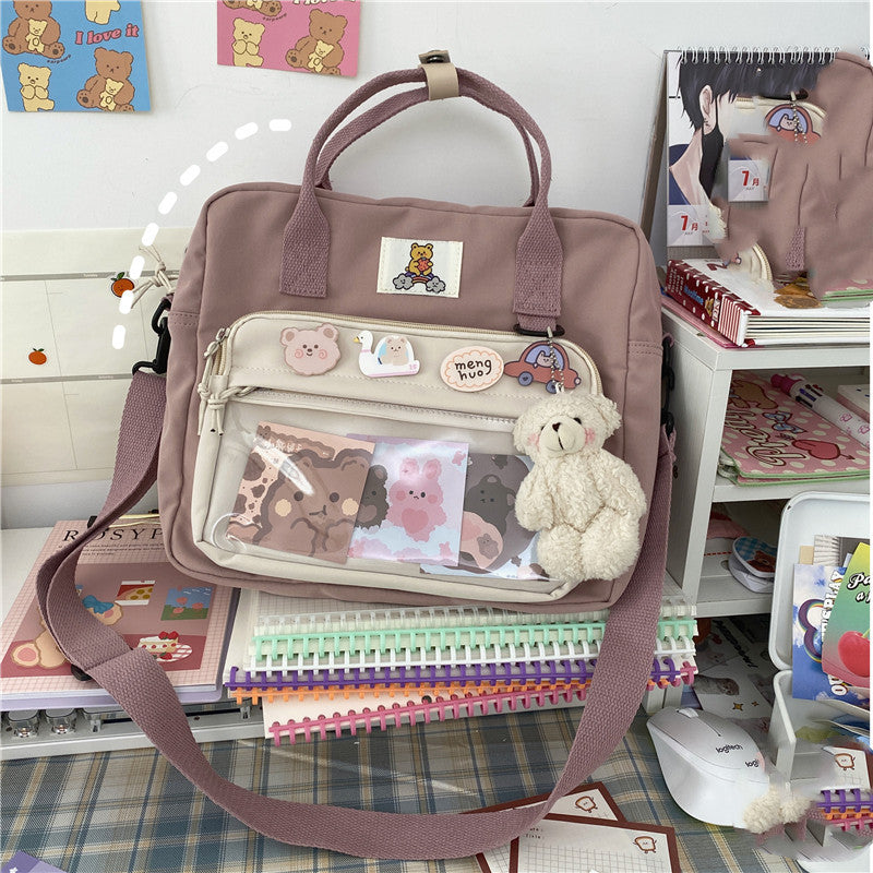 cute girl student all match one shoulder messenger bag