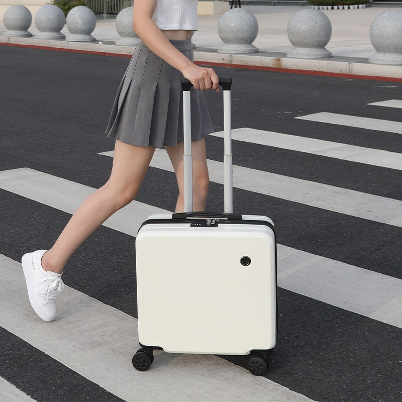 18 inch trolley case printed pattern luggage small children suitcase boarding bag suitcase