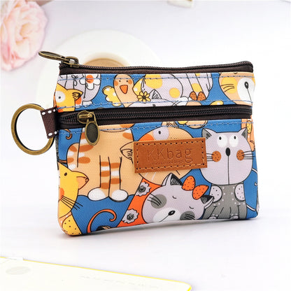 printed film cartoon change purse