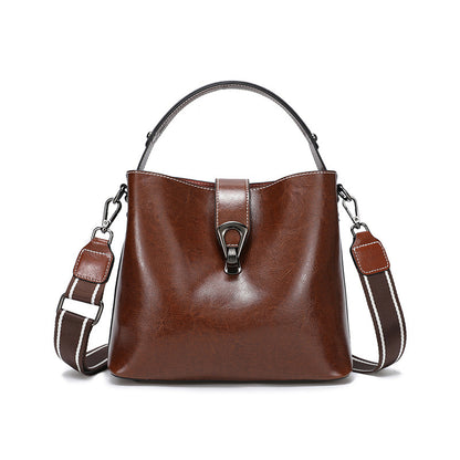 womens autumn and winter bucket bag shoulder messenger bag
