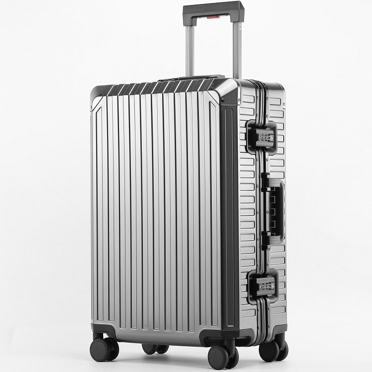 all aluminum magnesium alloy trolley case business luggage