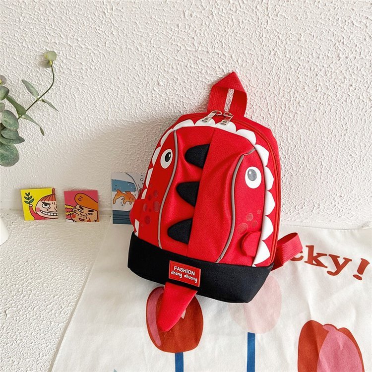 fashionable and simple childrens small dinosaur backpack