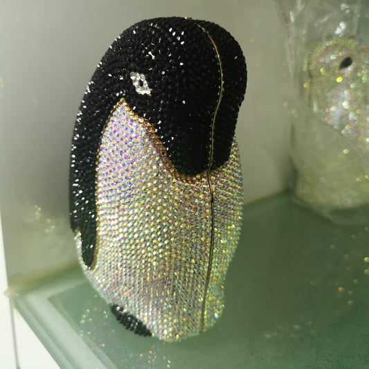 penguin dinner bag with full diamond