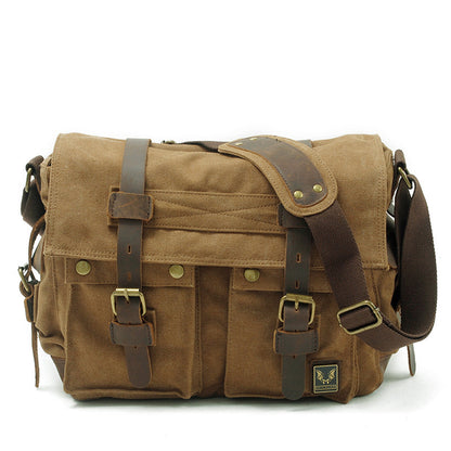 mens crossbody canvas shoulder bag