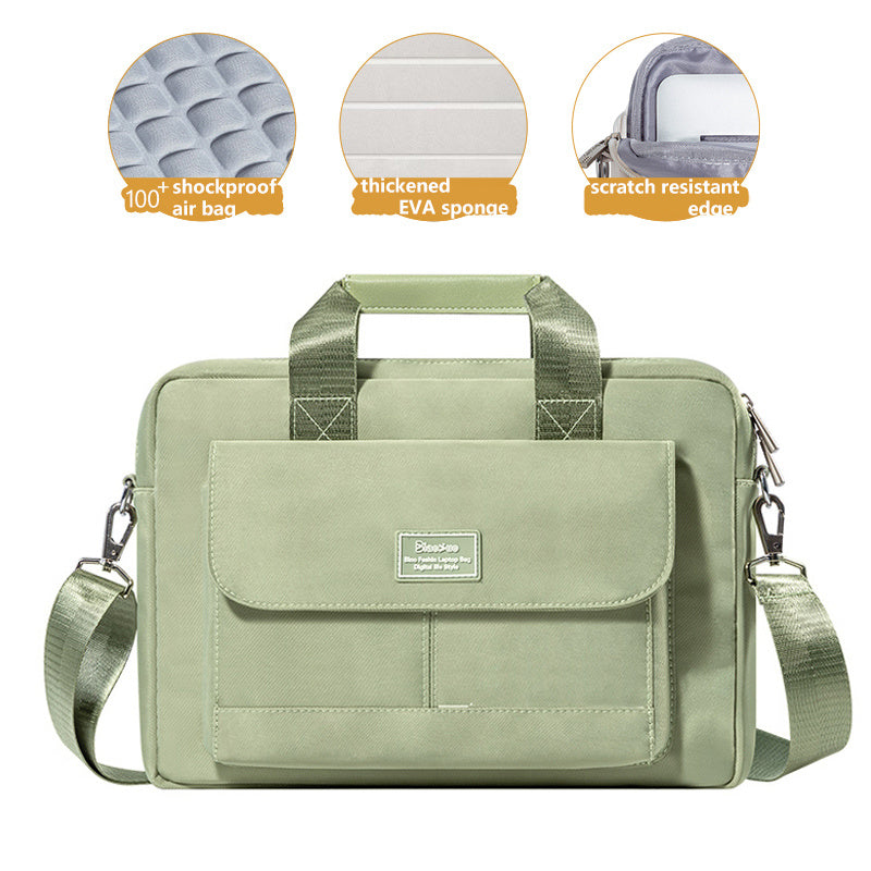 simple and creative solid color laptop bag 1