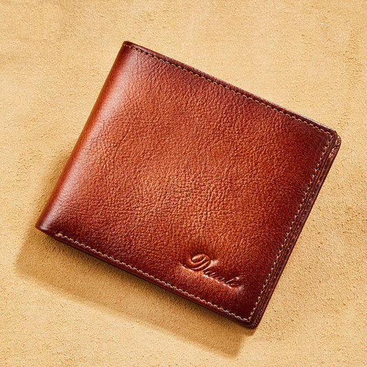 new mens wallet first layer cowhide