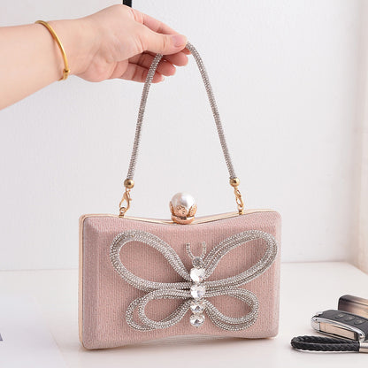 womens fashion all matching graceful bow dinner bag