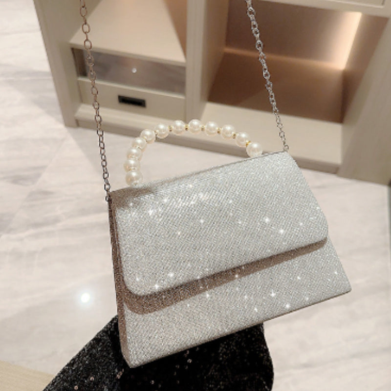 womens rhinestone banquet with evening dress small bag