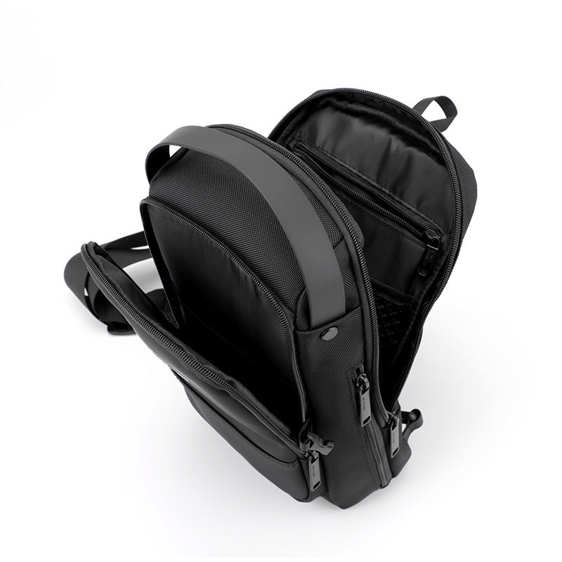 new functional mens chest bag outdoor waterproof cross shoulder bag