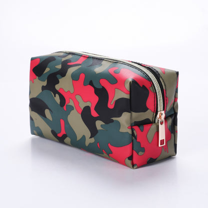 camouflage cosmetic bag simple portable large capacity multi function storage bag toilet bag