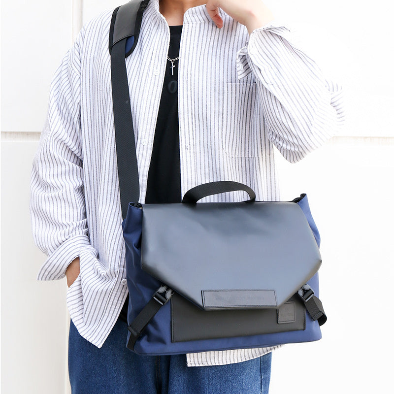 high quality boys business handbags vintage mens shoulder bag business travel crossbody bag large capacity casual messenge bag