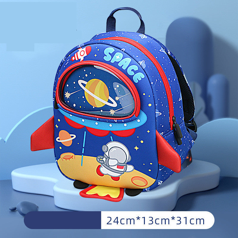 breathable trend astronaut kindergarten anti lost backpack