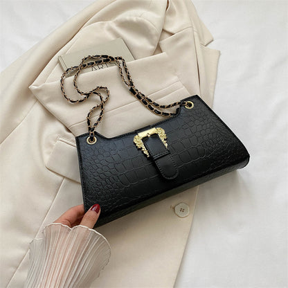 womens fashion simple chain fashion bag shoulder bag casual trend crossbody small square bag