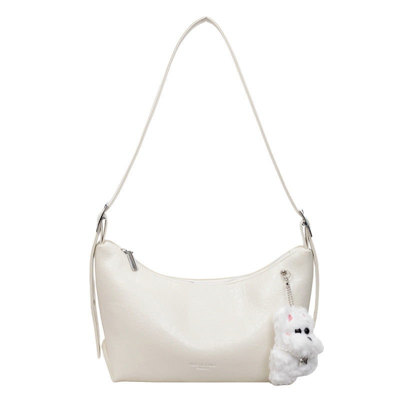 Solid-color Minimalist Elegant Underarm Single-shoulder Crossbody Bag
