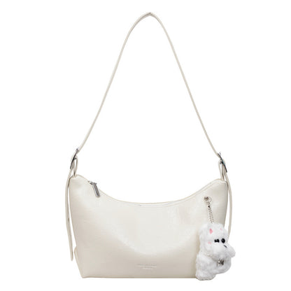 Solid-color Minimalist Elegant Underarm Single-shoulder Crossbody Bag