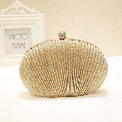 womens dinner creative style shell clutch shoulder cosmetic bag