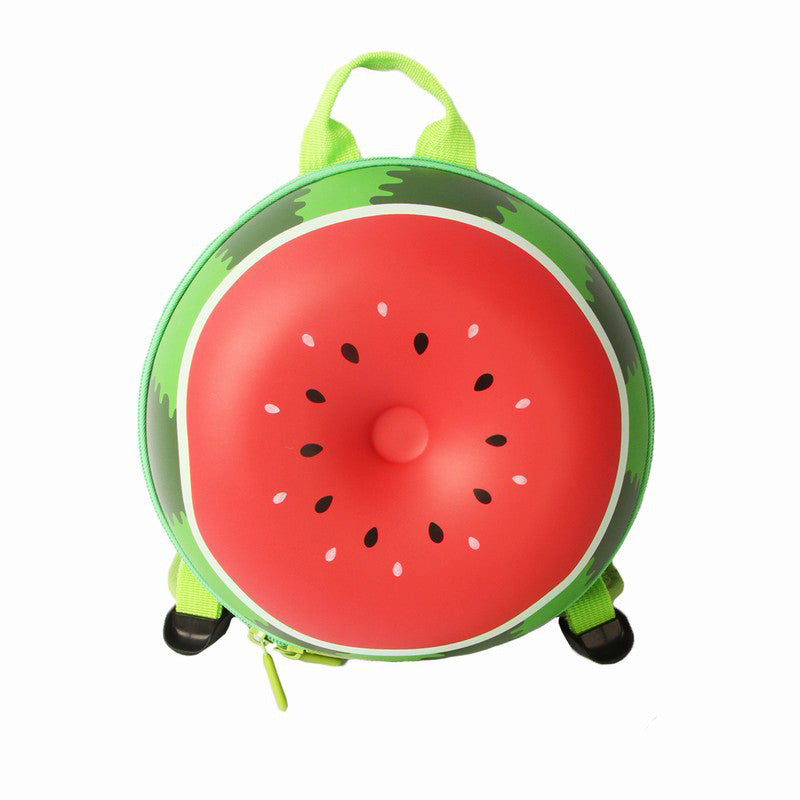 fruit shape cute casual childrens anti lost backpack