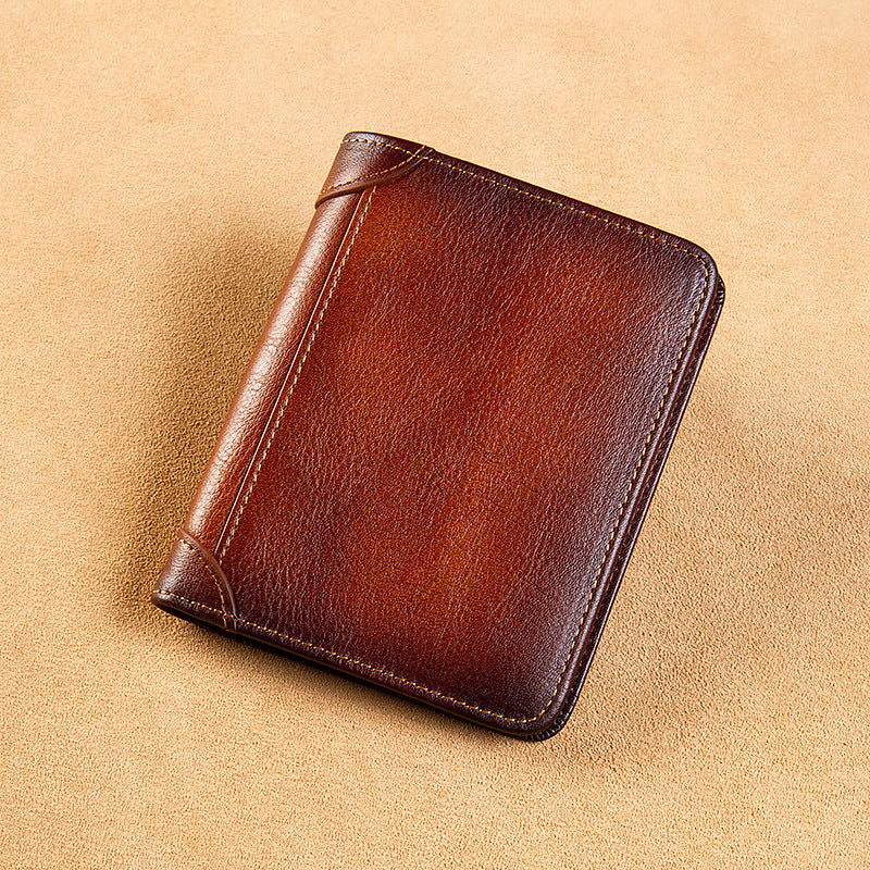all in one short money leather ultra thin mens wallet