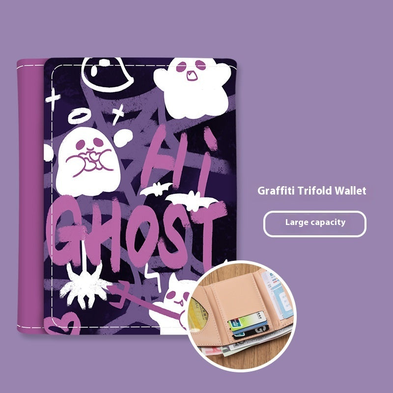 cartoon wallet cute original design multiple card slots female