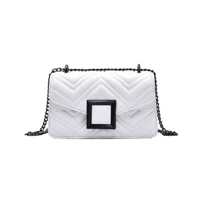 one shoulder chain bag fashion embroidery thread crossbody