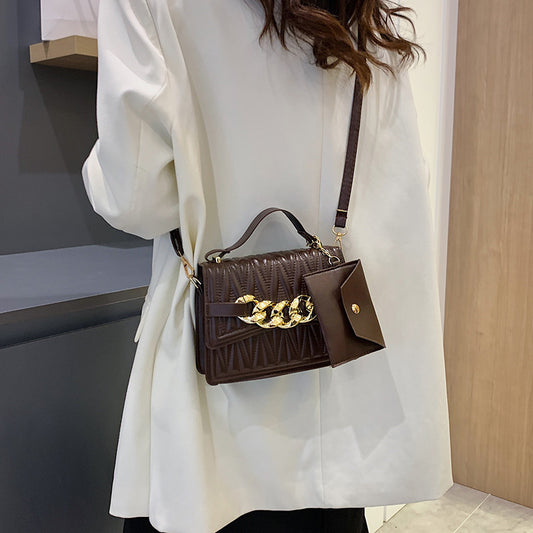 chain small square bag fashionable portable