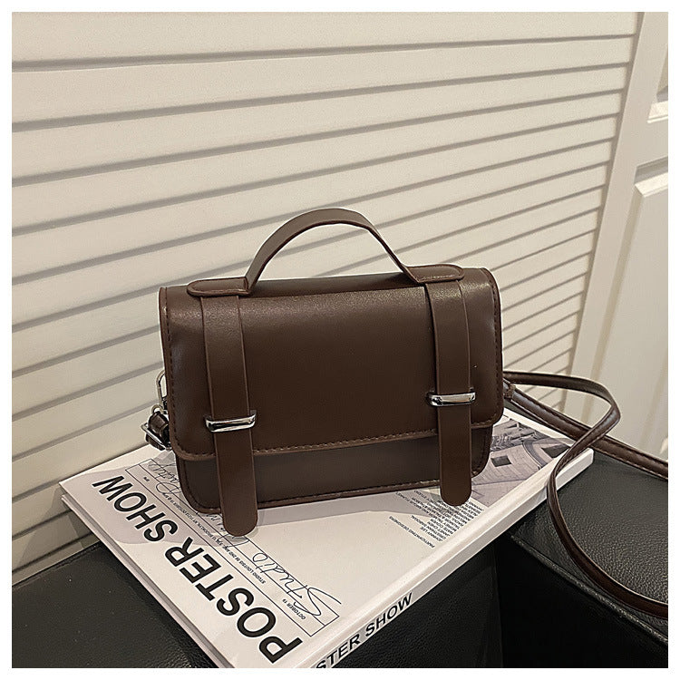 Niche Versatile Square Mini Bag For Women 2025 Solid Color