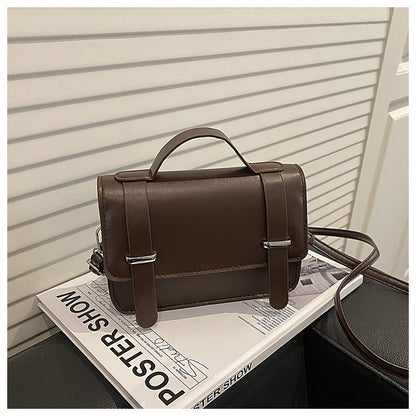 Niche Versatile Square Mini Bag For Women 2025 Solid Color