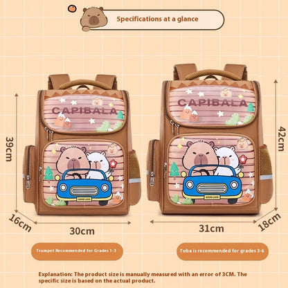 New Capabala Primary School Student Large Capacity Cute Schoolbag For Children