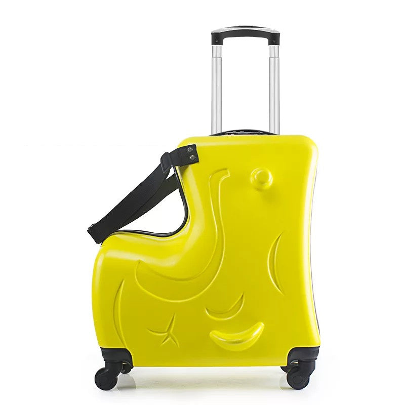 childrens riding suitcase trolley case