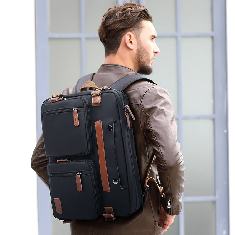 mens bag multifunctional backpack handbag shoulder bag business computer bag